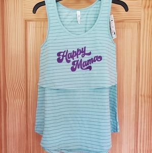 Latched mama nursing tank